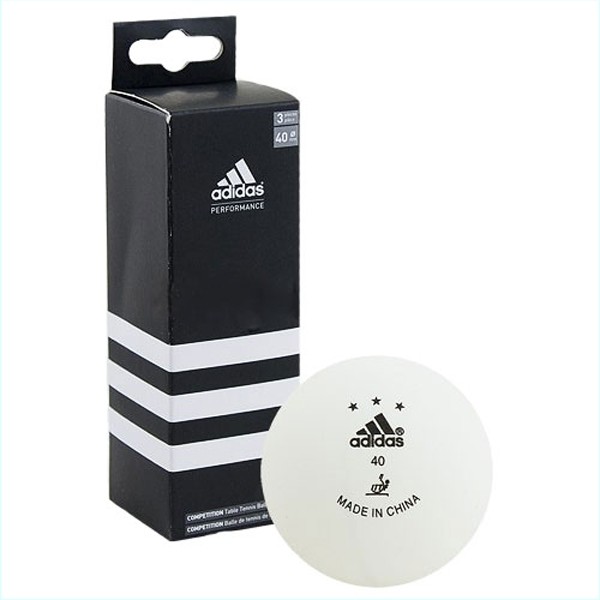 PELOTAS PING PONG ADIDAS 3 ESTRELLAS 3 UNIDADES